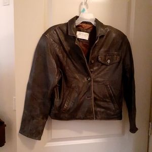 Vtg lord and Taylor leather jacket